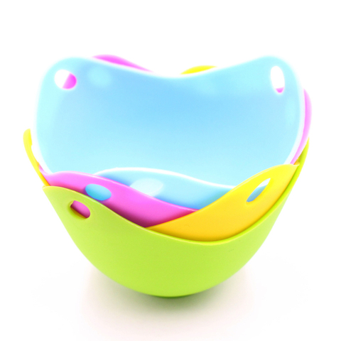 4Pcs/1Pcs Silicone Egg Poacher Kitchen Pan Mould Creative Cooking Tool Accessory Poaching Pods Egg Mold Kitchen Cooking Tools ► Photo 1/6