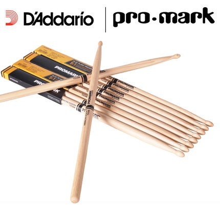 Promark by D'addario TX5AW 5A Wood Tip Hickory Drumsticks, 5B 2B 7A ► Photo 1/1