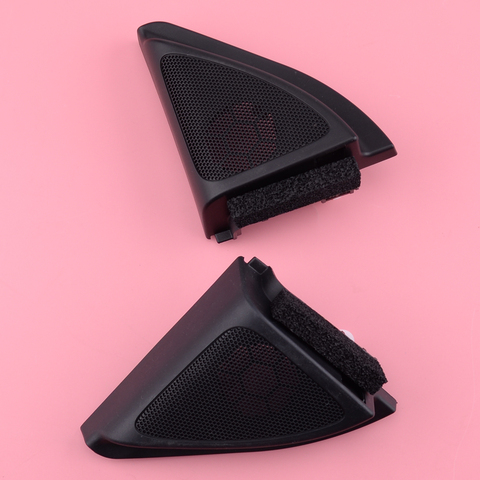 1 Pair Black Front Door Speaker Tweeter Triangle Cover Trim Panel Fit for Toyota Corolla 2006 2007 2008 2009 2010 2011 2012 2013 ► Photo 1/4