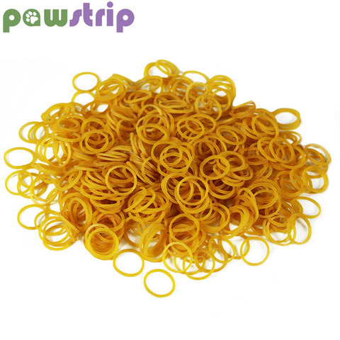 pawstrip 200pcs/lot Pet Accessories Small Dog Rubber Bands Diameter 15mm Pet Dog Hair Bands ► Photo 1/5