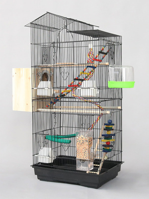 European luxury parrot cage bird cage budgie parrot myna xuanfeng large giant oversized villa breeding cage ► Photo 1/5