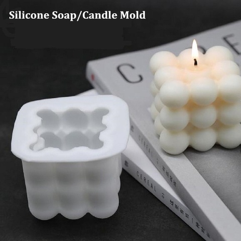 Soap Making Tools DIY Homemade Christmas Candles Mould Wax Candles Plaster Candle 3d Silicone Soap Mold ► Photo 1/6