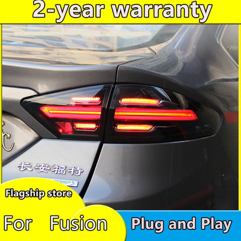 4 Pieces For FORD Fusion Titanium Mondeo LED Tail Lamp 2014 2015 2016 Taillight Back Lamp Turning Light+Reverse+Parking+Running ► Photo 1/4