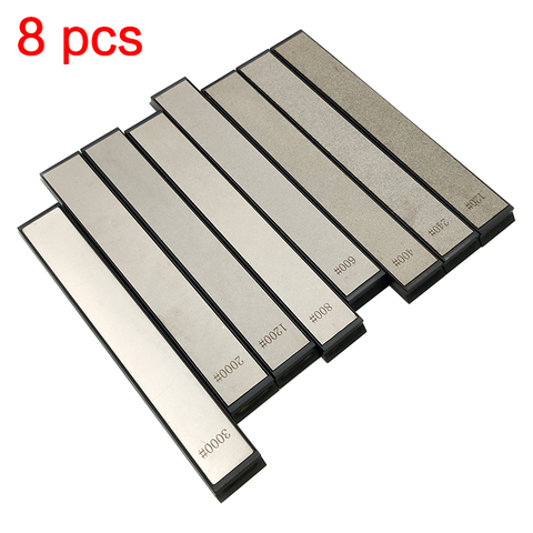 8 pcs Diamond stone Bar knife sharpener Fixed angle sharpening diamond whetstone Kitchen frinding Blade sharpening is suitable ► Photo 1/6