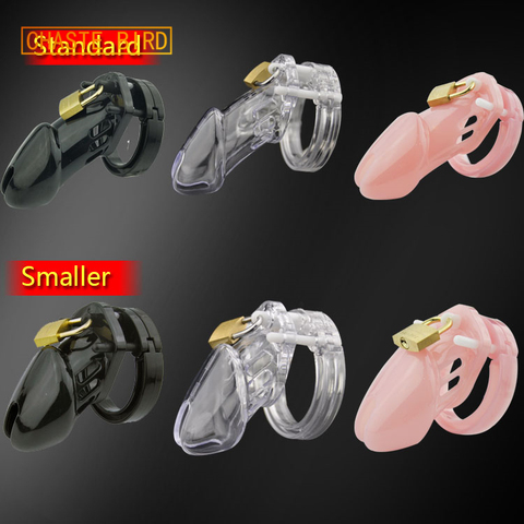 Chaste Bird Small/Standard Male Chastity Device Cock Cage With 5 Size Rings Brass Lock Locking Number Tags Sex Toys CB6000 A153 ► Photo 1/6