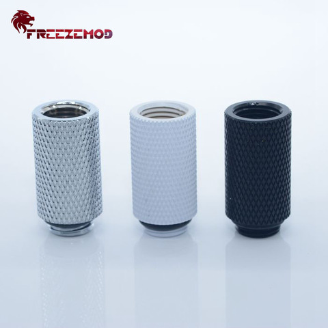 FREEZEMOD male to female thread extender G1/4'' (extended 30mm)  computer pc water cooler fitting.HYCLZ-M30 ► Photo 1/5