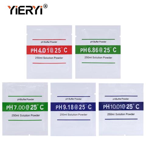 20pcs/set PH Test Meter Measure Calibration Solution PH Buffer Powder 4.01/6.86/7.0/10.01/9.18 Calibration Point free shipping ► Photo 1/6