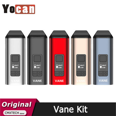 Original Yocan Vane Kit dry herb vaporizer ceramic heating chamber with 1100mAh battery OLED display Electronic Cigarette Vape ► Photo 1/6