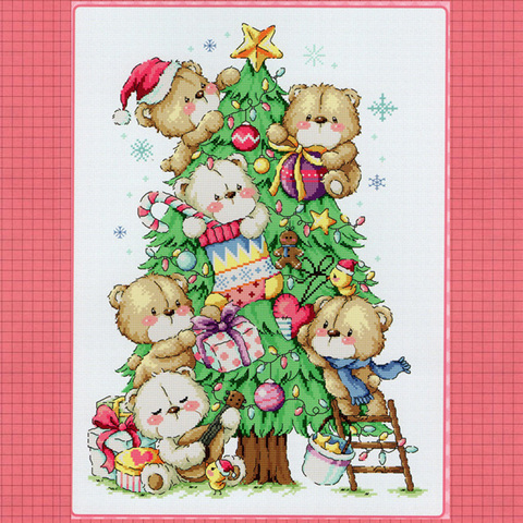 G148 Stich Cross Stitch Kits Craft Packages Cotton Fabric Floss Counted New Designs Needlework Embroidery Cross-Stitching ► Photo 1/4
