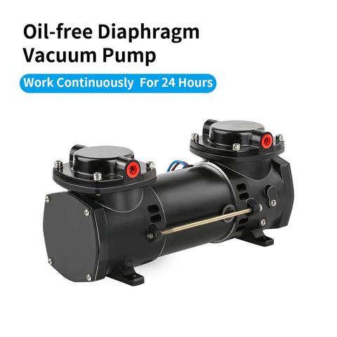 GZ-35B 160W Small Electric Vacuum Pump 70L/MIN Mini Diaphragm Vacuum Pump Micro Air Liquid Pumpper Professional pump equipment ► Photo 1/6