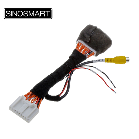 SINOSMART C18 Connection Cable for Mazda CX-3 CX3 2022 Reversing Camera to OEM Monitor without Damaging the Car Wiring ► Photo 1/2