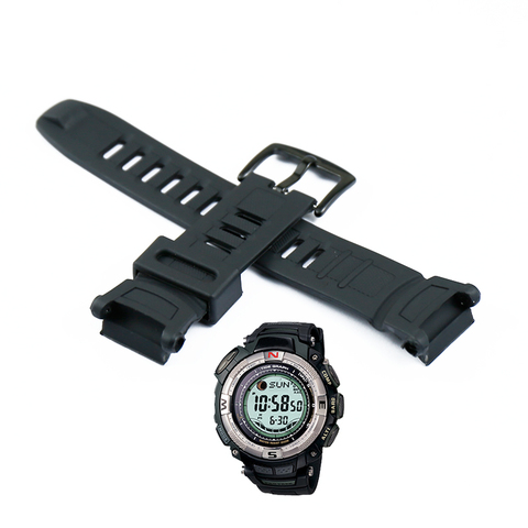 Resin strap men's pin buckle for Casio PRG-130Y PRW-1500 outdoor sports waterproof rubber strap ladies watch band ► Photo 1/6