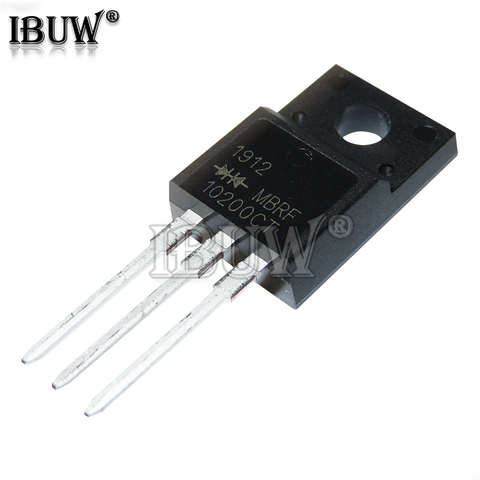 10PCS MBRF10100 MBRF10200 MBRF20100 MBRF20220 LM317T IRF3205 Transistor TO-220F TO220F MBRF10100CT MBRF10200CT MBRF20100CT TO220 ► Photo 1/5