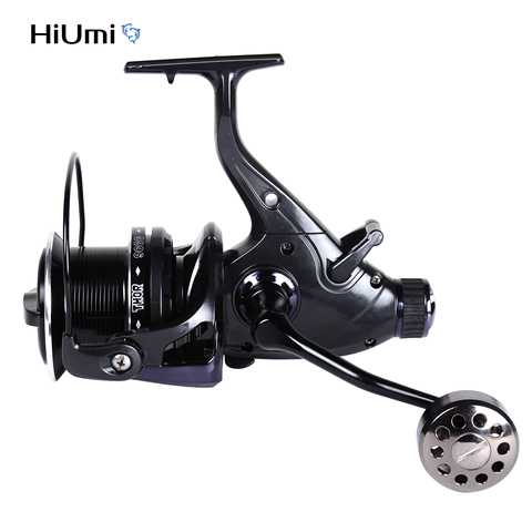 Hiumi Carp Fishing Reels 4000 to 10000 Bait Runner Big Free Runner Double Brake Feeder 12+1 Ball Bearing Spinning Fishing Reel ► Photo 1/4