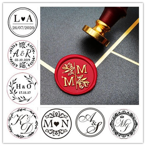 customize Wax Seal Stamp logo Personalized image custom sealing wax sealing stamp wedding Invitation Retro antique stamp custom ► Photo 1/6