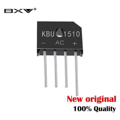 5PCS/LOT KBU1510 KBU-1510 15A 1000V ZIP Diode Bridge Rectifier new and original ► Photo 1/1