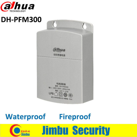 Original Dahua CCTV Adapter Waterproof Outdoor DH-PFM300 Power Supply Output 12V 2A Input 180~260V Power Switch for cctv camera ► Photo 1/1