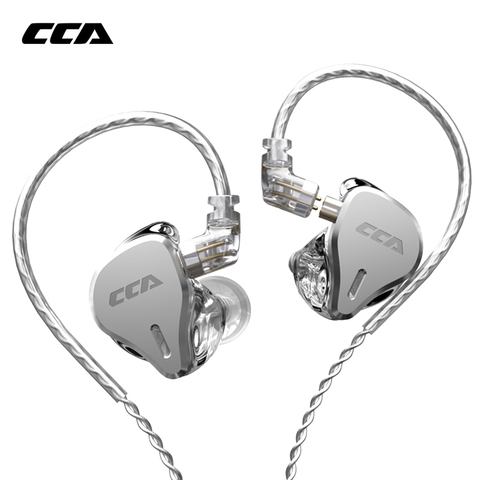 CCA CS16 16BA Units HIFI In Ear Earphones Bass Noise Cancelling Earbuds Metal DJ Sports Headphone For KZ ZAX ASX ZSX EDX ZS10 Z1 ► Photo 1/6