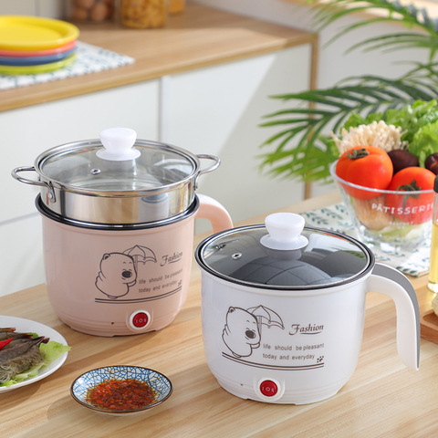 220V Mini Rice Cooker Electric Cooking Machine Single Double Layer Available Hot Pot Multi Electric Rice Cooker 1.8L ► Photo 1/6