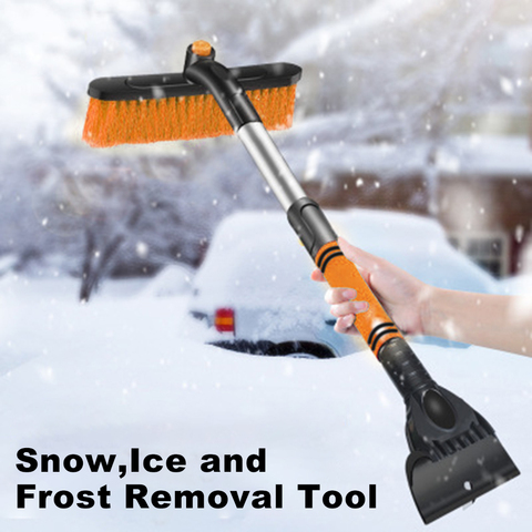 Car Cleaning Brush Ice Scraper Detachable Snow Shovel Brush Dust Remove  Brush Auto Windshield Extendable Snow Brush Foam Handle - Price history &  Review, AliExpress Seller - EasyDrive Automotive Store