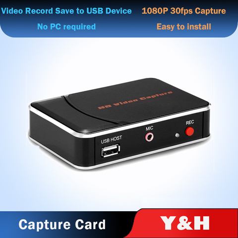 EZCAP 280HB HDMI-compatible Game Capture Card HD Video Capture 1080P 30fps HDMI Video Recorder, Compatible with Xbox One/ PS4 ► Photo 1/6