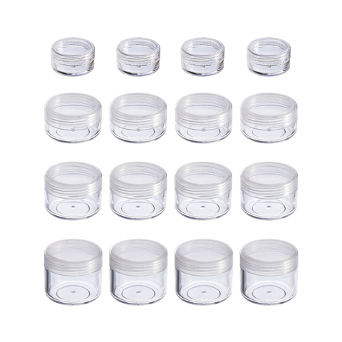 50pcs 2g 3g 5g Portable Transparent Small Bottle Sample Plastic Cosmetic Containers Empty Eyeshadow Lip Balm Face Cream Jar Pots ► Photo 1/1