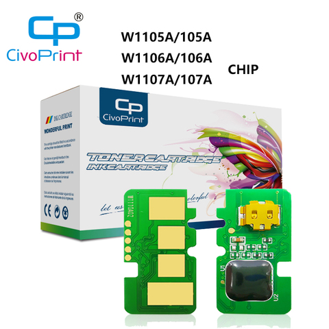 civoprint W1105A W1106A W1107A 105A 106A 107A Toner Cartridge Chip For Hp Laser M107 M107a M107w Mfp M135 M137 M135a M137fnw ► Photo 1/2