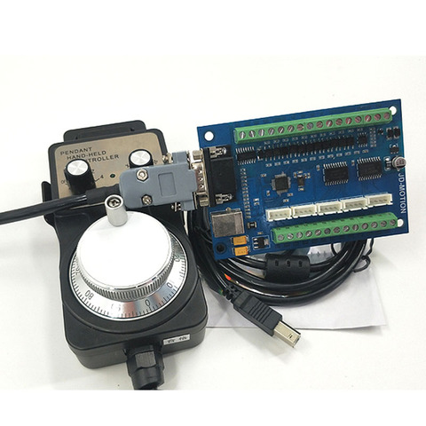 CNC engraving machine motion control card 5-axis USB MACH3 interface board can be connected with electronic handwheel ► Photo 1/4