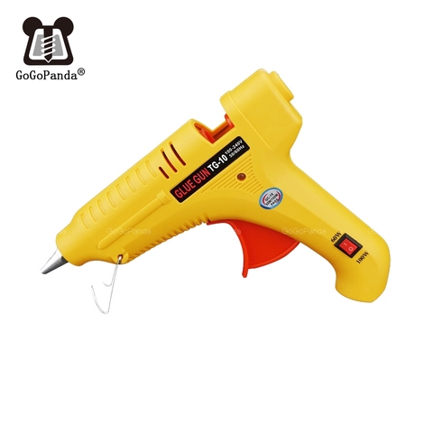 Free Shipping TG-10 60W 100W Double Power DIY Hot Melt Glue Gun Trigger Art Craft Repair Tool with Light for 11mm glue sticks ► Photo 1/6