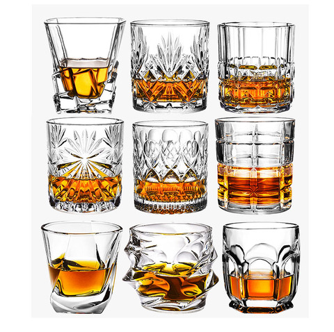 Fashion Whiskey Glasses, Scotch Whisky, Bourbon, Cocktails, RUM, Durable Whiskey Glasses ► Photo 1/6