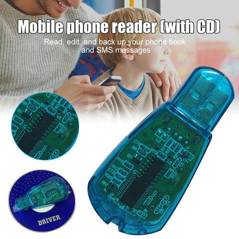 New Reader USB SIM Card Reader Simcard Writer/Copy/Cloner/Backup GSM CDMA WCDMA Cellphone  DOM668 ► Photo 1/5