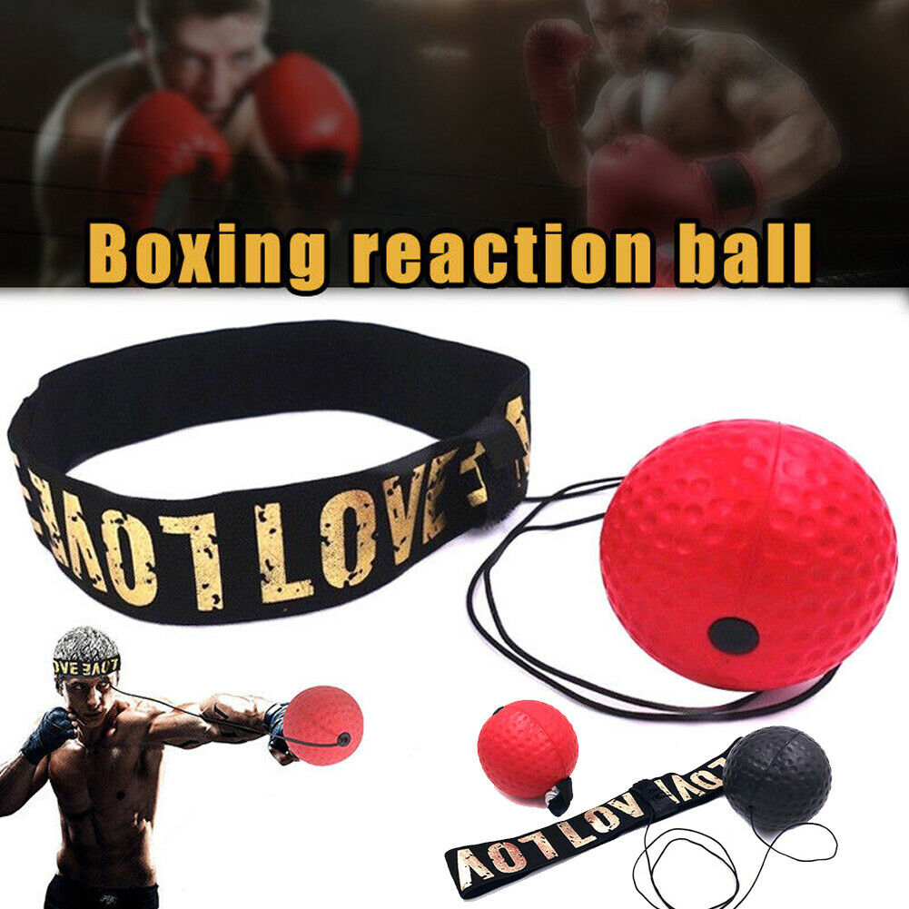 Boxing Punch Fight Ball Bag Reflex Speed Reaction Combat For Muscle Exercise 