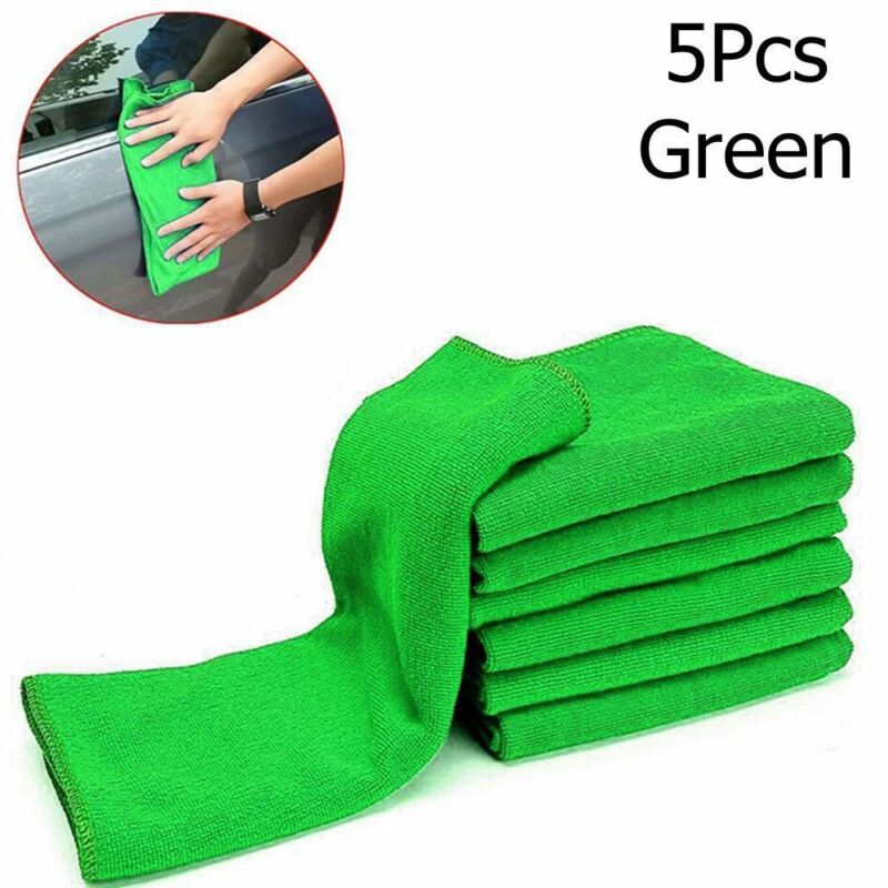 20 x  Large Microfibre Cleaning Auto Car Detailing Soft Cloths Wash Towel Duster 
