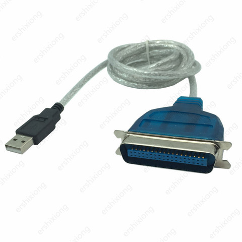 1.2M USB 2.0 To Parallel IEEE 1284 36 Pin Centronics Printer Cable Adaptor Lead ► Photo 1/2