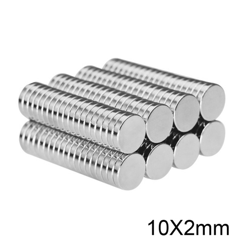 20~300pcs 10x2 mm Round Powerful Magnet Fridge Bulk Sheet Neodymium Disc Magnet 10x2mm Permanent NdFeB Strong Magnets 10*2 mm ► Photo 1/6