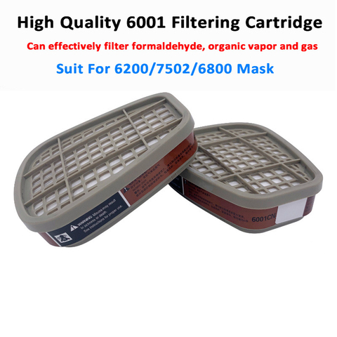 6001 Filter Box Activated Carbon Spray Paint Anti-Formaldehyde Anti-Organic Gas Vapor Filter Gas Mask Mask Filter Accessories ► Photo 1/6