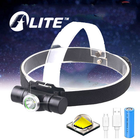 TMWT 1200LM CREE XM-L2 T6 LED Super Bright Headlamp USB Rechargeable Head Lamp 18650 Battery Camping hunting Portable Headlight ► Photo 1/6