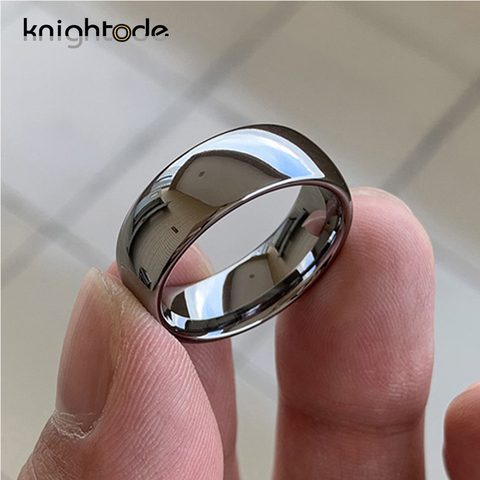 High Quality Tungsten Carbide Ring Wedding Engagement Ring For Men Women Domed Band Polished Shiny Comfort Fit 8/6/4/2mm ► Photo 1/6