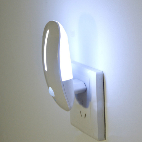 LED Night Light Smart Home Night Lamp Energy-saving Body Motion Sensor Light PIR Motion Sensor  Auto On/Off  EU Plug ► Photo 1/6