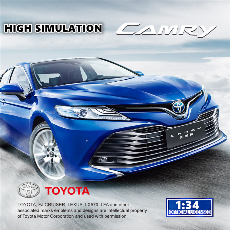 1:34 Toyota Camry 2019 Model Car Alloy Diecast Toy Vehicle Collection Kids Gift