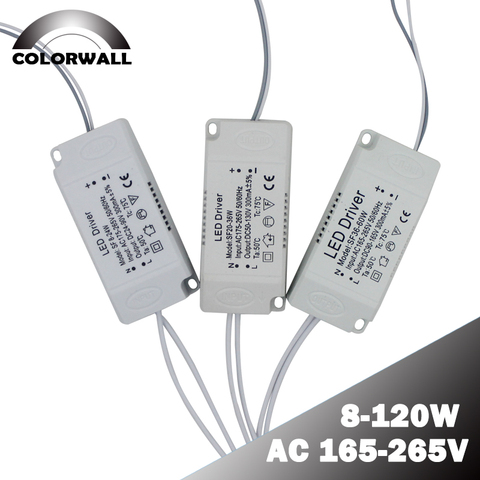 Free Shipping 8-120W LED Driver Power Supply Adapter For  AC220V Non-Isolating Transformer Ceiling Light Replacement Bulb Chip ► Photo 1/6