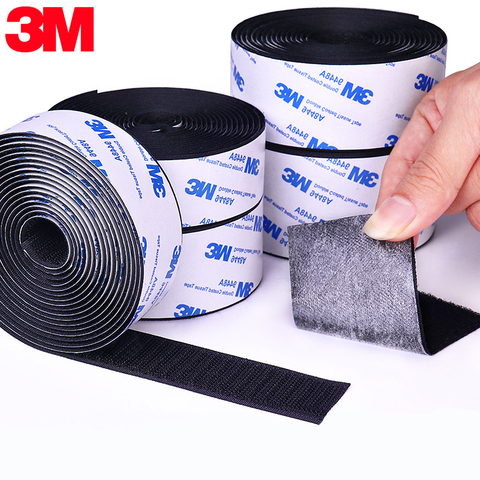 1Meter/Pairs Strong Self adhesive Hook and Loop Fastener Tape nylon sticker velcros adhesive with Glue for DIY 20/25/30/38/50mm ► Photo 1/6