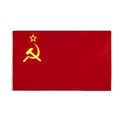 90x150cm Red CCCP Union of Soviet Socialist Republics USSR Flag ► Photo 1/6