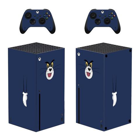 New Cartoon Cat Skin Sticker Decal Cover for Xbox Series X Console and 2 Controllers Xbox Series X Skin Sticker Vinyl ► Photo 1/1