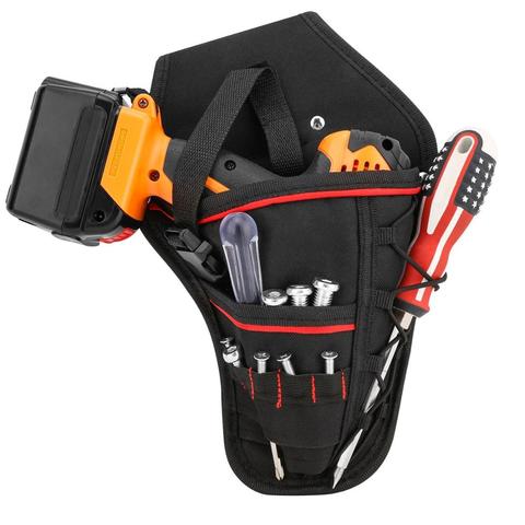 Electric Belt Waist Tool Bag Professional Oxford Wrench Hammer Screwdriver Drill Holster Porch Tool Bag ► Photo 1/6