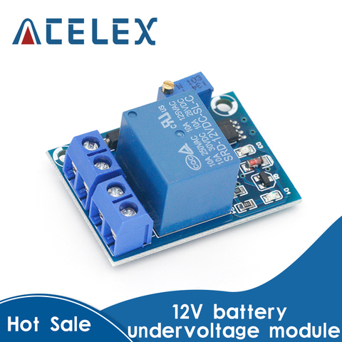 DC 12V Battery Undervoltage Low Voltage Cut off Automatic Switch Recovery Protection Module Charging Controller Protection Board ► Photo 1/6
