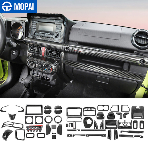 MOPAI Automotive Interior Stickers Carbon Fiber Grain Car Interior Decoration Cover Trim for Suzuki Jimny 2022 ► Photo 1/6