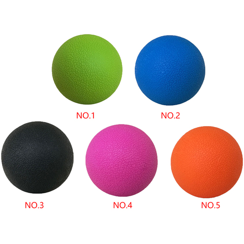 Foot Back Arm Muscle Lacrosse Massage Ball TPE Gym Fitness Yoga Ball Muscle Stress Relief Massage Tools ► Photo 1/6