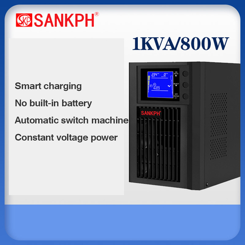 Uninterruptible Power Supply Surveillance Cameras C1KS Spare Need External Battery Pc Home 1KVA / 800W with 220V SANKPH ► Photo 1/4