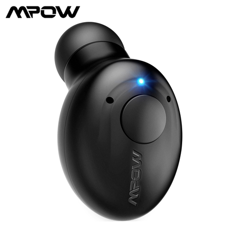 Mpow EM16 Mini Bluetooth 5.0 Earphone Upgraded CVC8.0 Noise Reduction Earbud with Mic 10H Playing Time In-Ear Waterproof Headset ► Photo 1/6